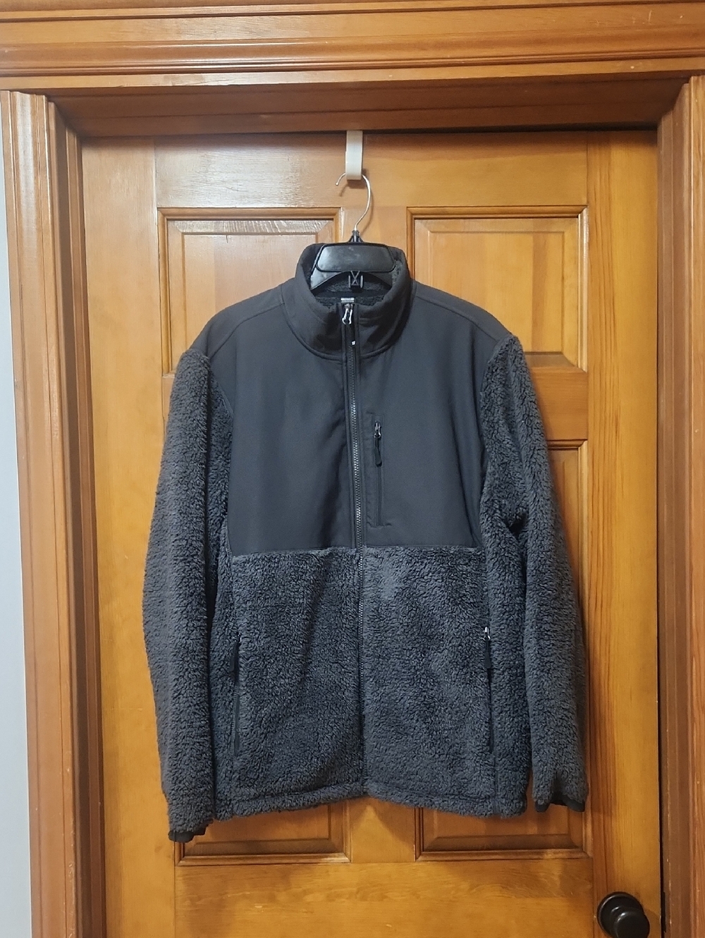 32 Degrees Heat Gray Fleece Jacket, Men's Size Medium, GUC